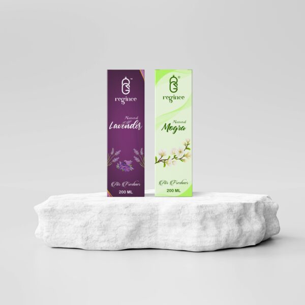 Natural Room Air Freshener Lavender & Mogra Combo