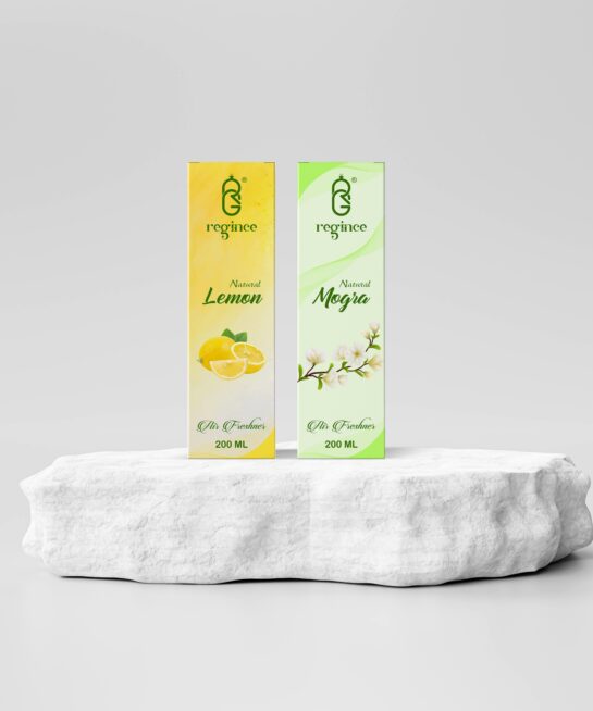 Natural Room Air Freshener Lemon & Mogra Combo of 2